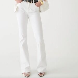 J.Crew Skinny Flare Jean in White Wash